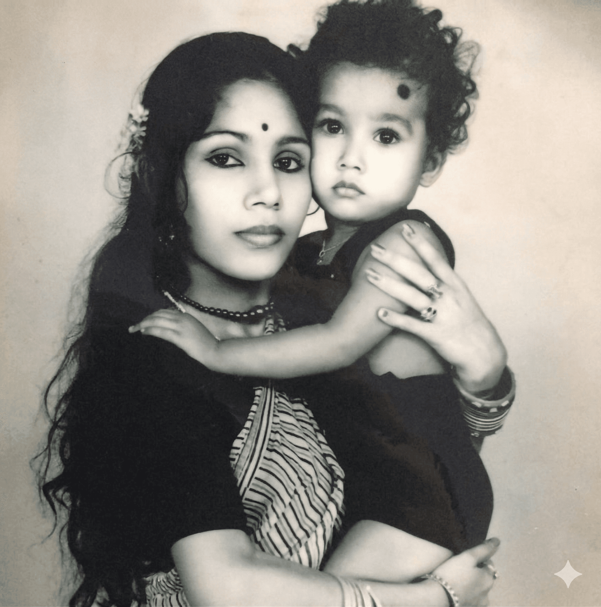 Founder's mother and child, the inspiration behind Hamida